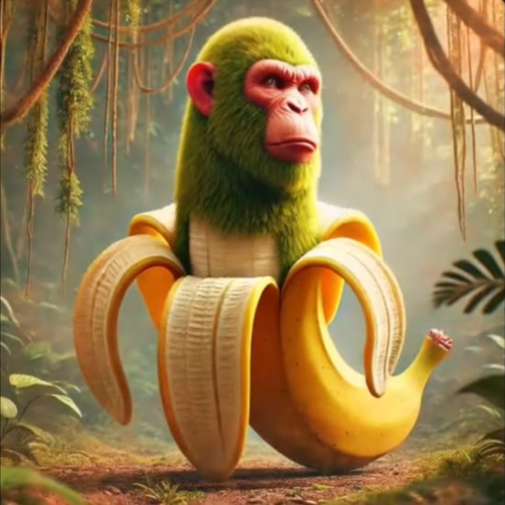 Chimpanzini Bananini Italian Brainrot meme character (reference image from italianbrainrot.wikioasis.org)