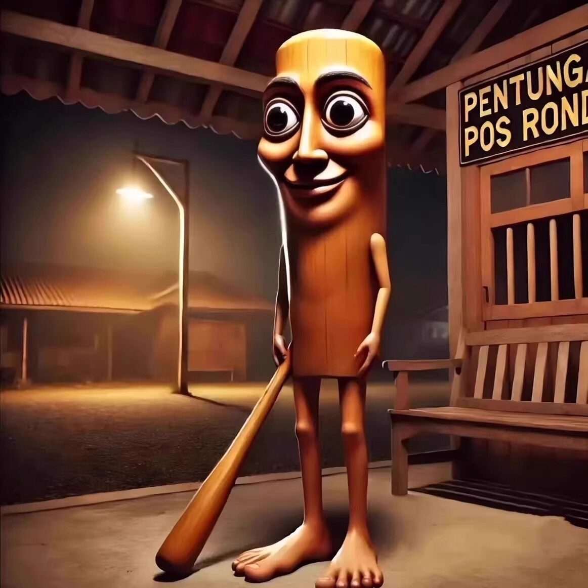 Tung Tung Tung Sahur Italian Brainrot meme character (reference image from italianbrainrot.wikioasis.org)